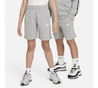 Short en molleton Nike Club Fleece pour ado Dark Grey Heather/Base Grey/Blanc S