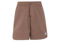 Short en polaire femme adidas Studio 3-Stripes Marron S