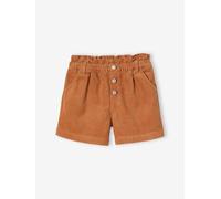 VERTBAUDET Short en Velours Forme Paperbag Fille Cannelle 5A