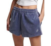 Superdry Shorts Code Sl Velour Bleu Femme 2XS