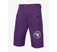 Shorts Mt500jr Burner Pour Enfant Violet Endura Mtb