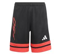 adidas Unisex Kinder F50 Shorts Kids, Black/Lucid Red/White, 7-8 Years