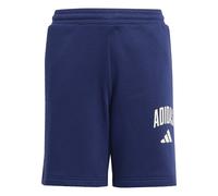 adidas Unisex Kinder Seasonals Collegiate Typography Short, Dark Blue/Off White, 15-16 Years