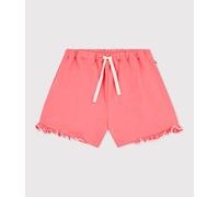 Short enfant en coton uni Petit Bateau - rose - Taille 8 ans 8A corail