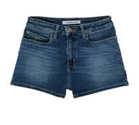 Short enfant filles Calvin Klein Jeans RELAXED HR SHORT MID BLUE Bleu 8 ans