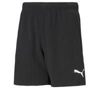 PUMA Short Teamrise Jr Mixte enfant Noir/Puma Blanc 152 EU
