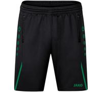 JAKO Short d'entraînement Challenge Mixte enfant Noir/Vert Taille 140