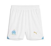 Short enfant OM 2023/24 - puma white/bleu azur - 12 ans 6 ans