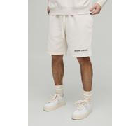 Short épais mi-long à imprimé Edizione homme - ecru - M, ecru