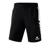 Erima Mixte Six Kurze Wings, Noir/Blanc, XXL EU