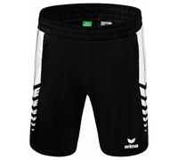 Erima Short mixte Six Wings Noir/Blanc Taille L