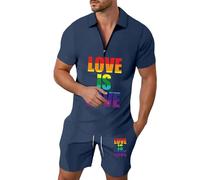 Short et haut imprimé 3D homme, deux pièces originales, été tendance#Z