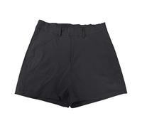 Short extensible pour femme Grande taille - Short taille haute avec poches - Pantalon large Short de course fluide grande taille Short d'été pour femme Taille 40, Noir , 3XL