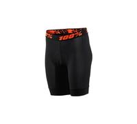 Short femme 100 crux liner noir orange