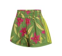 adidas Damen x Farm PIO Pacer Shorts, Crew Green/Bahia Magenta/Unity Lime, S