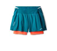 Short femme Brooks High Point 3" 2en1 2.0 bleu clair L