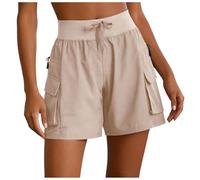Short Femme Été Léger Sec Rapide -transpiration Taille Élastique Sans Pression Coupe Moderne Stylée Doux Contre La Peau Résistant Déformement Pour Quotidien Plage Sorties Décontractées Shorts Hot