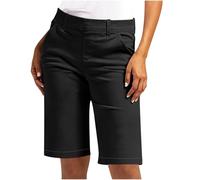 Short Femme été Sport Chic Large Pas Cher Short Taille Haute éLastique avec Poches Soldes d'été Confortable Ample Travail Offre spéciale Shorts et Bermudas Femmes Place du Jour de Plage Vêtement