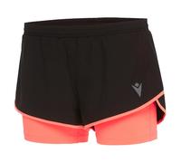 Macron Short running Run Kona SCA Tricia Micro 2.5 Stretch Noir/Jaune Fluo XL Femme