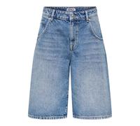 ONLY Short bermuda ONLMate denim bleu moyen taille haute 75% coton bio M