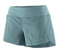 Patagonia - Short de running trail ultraléger à séchage rapide - W's Strider Pro Shorts 3 1/2 in. Blue Sage pour Femme - Taille L - Bleu Bleu L