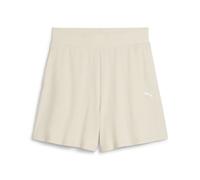 PUMA Short ESS Femme taille haute côtelé tricoté 5" Alpine Snow S