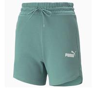 Short Femme - Puma - Essentials - Vert - Taille Haute - Matériaux Recyclés XS