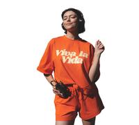 Short femme She is Sunday Viva La Vida Orange L