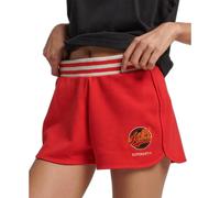 Superdry Vintage Collegiate Shorts Rouge XL Femme