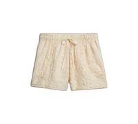 Superdry Lace Beach Shorts Beige M Femme