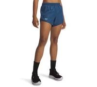 Under Armour Fly By 3´´ Shorts Bleu 2XL Femme