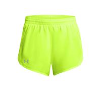 Short femme Under Armour Fly By 3" Jaune S
