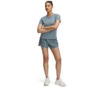 Under Armour Short Fly By 3 pouces Femmes – Léger, Respirant – Castlerock/Reflective – L