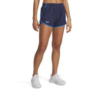 Under Armour Shorts Fly By 3'' Femme bleu marine délavé / bleu Atlantis / réfléchissant M EU