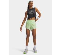 Under Armour Short Fly By 3'' Vert Femme Taille L
