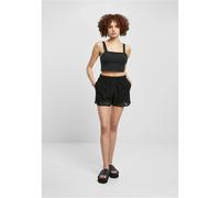 Urban Classics Crochet Lace Resort Shorts Noir XS Femme