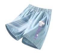 Short Fille - Shorts D'éTé Pour Filles Parfaits Pour Jouer Dehors Confortables Et à Taille éLastique Ces Shorts DéContractéS Conviennent Aux Petites Filles De 3 à 13 Ans Faciles à Laver à La Main