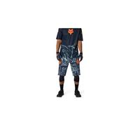 Fox Head Shorts Ranger Image Print bleue