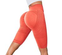 Short Gainant Femme Legging Sport Cycliste Grande Taille Court Anti Cellulite Running Yoga Sudation De Cuissard Velo Sportswear Leggings Tenue Pilates Pantalon Jambiere Bas Jogging Shorts Et Bermudas