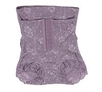 Short Gainant Taille Haute, Doux pour la Peau, Contrôle du Ventre à Double Pression, Haute élasticité pour les Gros Ventres (L)
