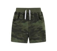 Short Gar?on Enfant Coton Loisirs Jogging Streetwear avec Taille Élastique Confortable Pantalon Court
