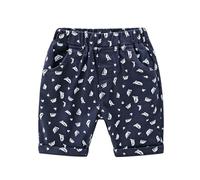 Short Gar?on Shorts Coton Bermuda Couleur Décontracté Elastique Ceinture Pas Cher Junior Pantalons