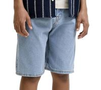 JACK & JONES Short en Jean pour garçon, Coupe Baggy, Short en Jean Junior, Bleu Denim, 10 Ans