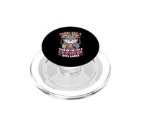 Short Girls Sweet Until We're Chipmunks with Rabies PopSockets PopGrip pour MagSafe