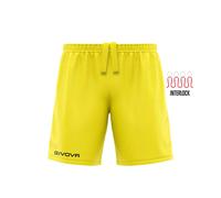 Short Givova Capo Interlock Jaune M