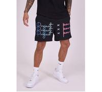 Short grand logo imprimé dégradé XL