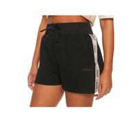 Guess, Femme, Shorts, Noir, Taille: 40 FR Short Athlétique Lacé en Mélange de Coton
