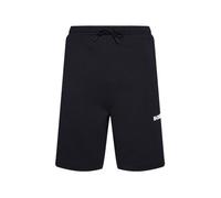 SHORT HEADLO 1 BOSS EN COTON MÉLANGÉ AVEC LOGO EN RELIEF MARINE S