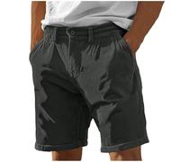 Short Homme Coupe Classique Léger en Tissu Naturel avec Et Poches pour Une Élégance Estivale Aérée Shorts Léger Bermuda avec Poches Pantalon Court De Sport Travail Randonnée