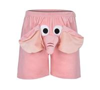 Short Homme Drôle Éléphant Cadeau Farce sous Vêtement Animal Thème Pantalon Sonore Pyjama Bizarre Pantacourt Homme Été(M)